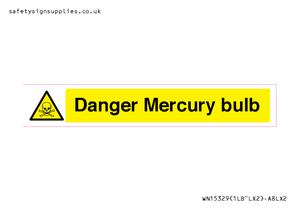 Danger Mercury bulb